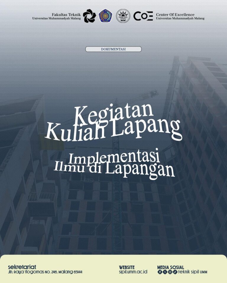 Mahasiswa Teknik Sipil UMM Ikuti Kuliah Lapang Terintegrasi: Belajar Pengelolaan Sampah dan Mekanika Tanah