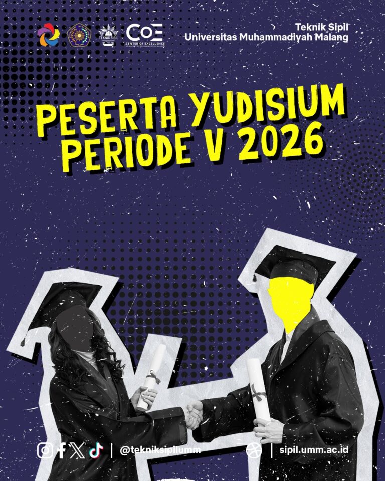 Fakultas Teknik UMM Gelar Yudisium S1 Periode I Tahun 2026